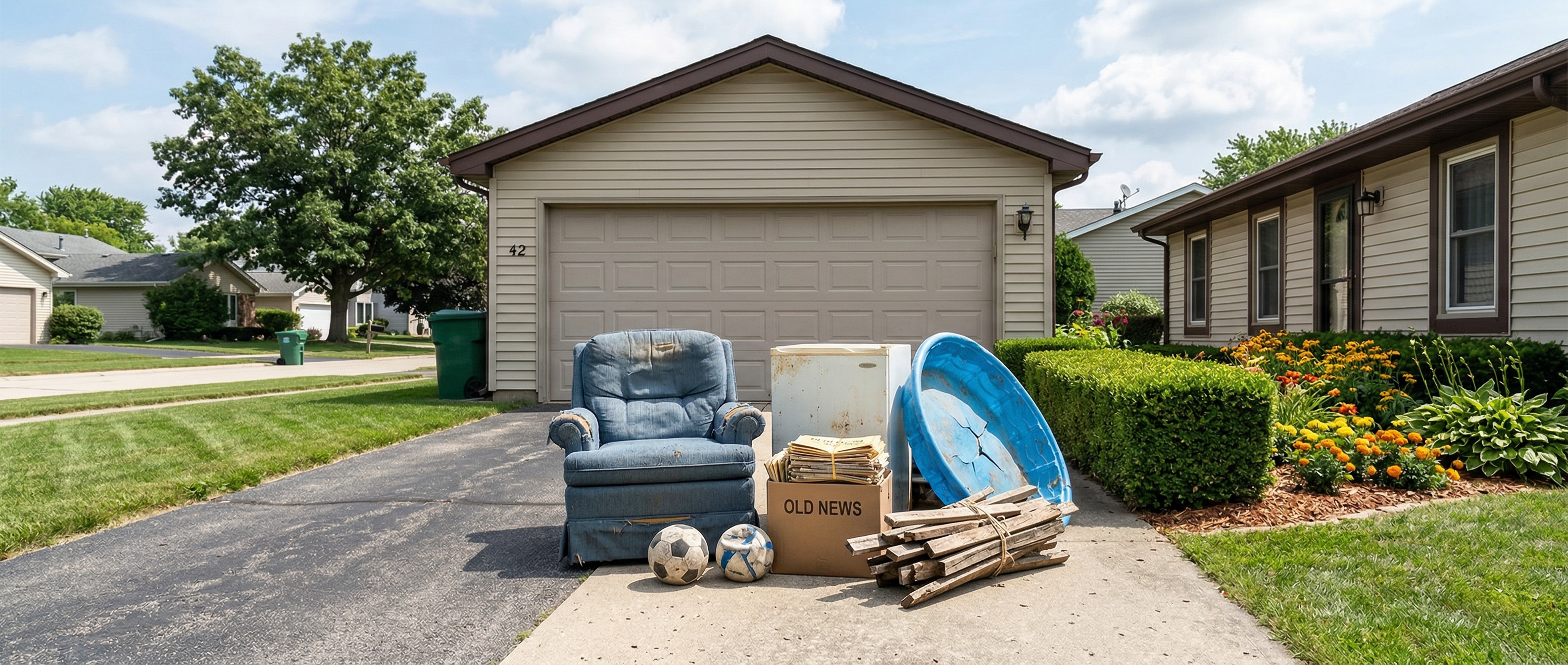 Items ready for hauling